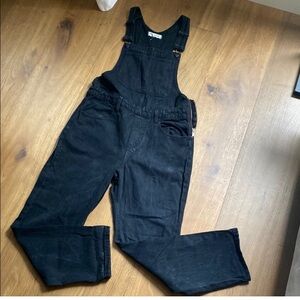 Madewell Black Denim Overalls